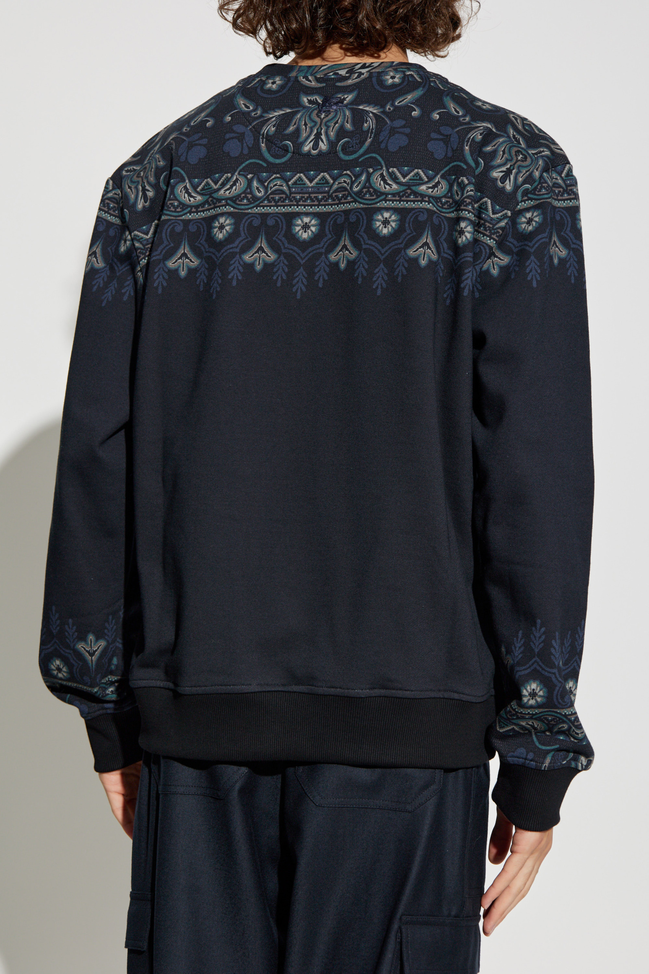 Navy blue Sweatshirt with pattern Etro - Vitkac AS